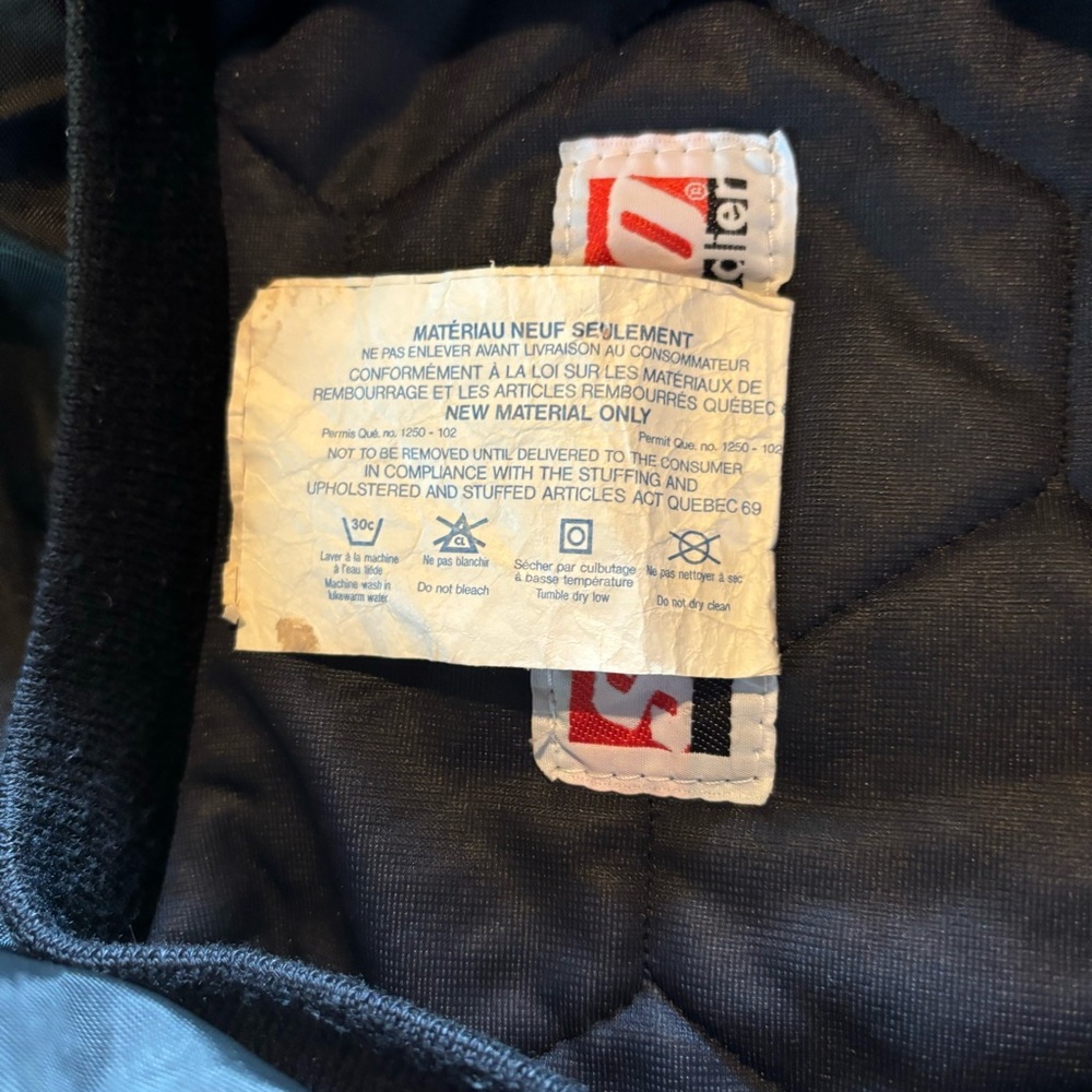 Vintage Ski-Doo Jacket Coat Medium Snowmobile 90s Lined Full Zip Winter Gear Men - Picture 7 of 11